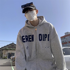 DYW19-P82加绒加厚卫衣男冬季美式刺绣情侣上衣重磅潮流高级感，男装卫衣，星座603-2