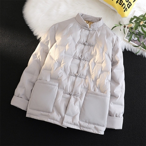 羽绒服风复古棉衣男冬款90绒羽绒服保暖外套休闲棉服1170p215图片