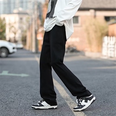 美式复古水洗牛仔裤男款春季潮高街直筒vibe休闲裤子K5944-P43，男装牛仔裤，星座512-2