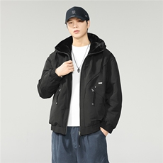 双面穿座山雕棉服连帽加绒情侣外套一件过冬原创双色银狐绒保暖，男装棉衣，电商D215