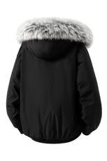 1白底连帽可脱卸毛领工装大码S-5XL潮流棉衣男MY77917P138控198，男装棉衣，星座226-2