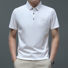 2024纯棉休闲款Polo衫男短袖夏季青年百搭T恤男上衣QP1902-P55，男装T恤，星座1105-3