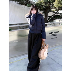 2025冬季小棉袄羽绒棉服外套女新款韩系穿搭小个子大毛领短款棉衣，男装棉衣，星座506A