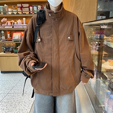 2024春季新款灯芯绒工装夹克宽松外套潮流男现货W8157-P59，男装夹克，星座512-4