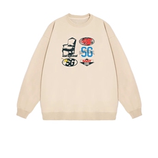 2025年秋季通勤套头时尚百搭通勤简约休闲SG提花，女装卫衣/绒衫，花可