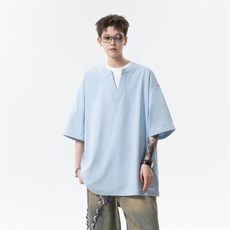 索洛纳假两件冰感短袖T恤T139-P40-控68，男装T恤，电商D309