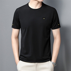 时尚休闲男士圆领短袖t恤夏天薄款2023夏季新款打底衫上衣服体恤，男装T恤，电商B212（原钱塘6029）