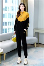 2025秋装新款女装两件套秋季时尚刺绣休闲套装20315FKW，女装套装/套裙，梦依杭