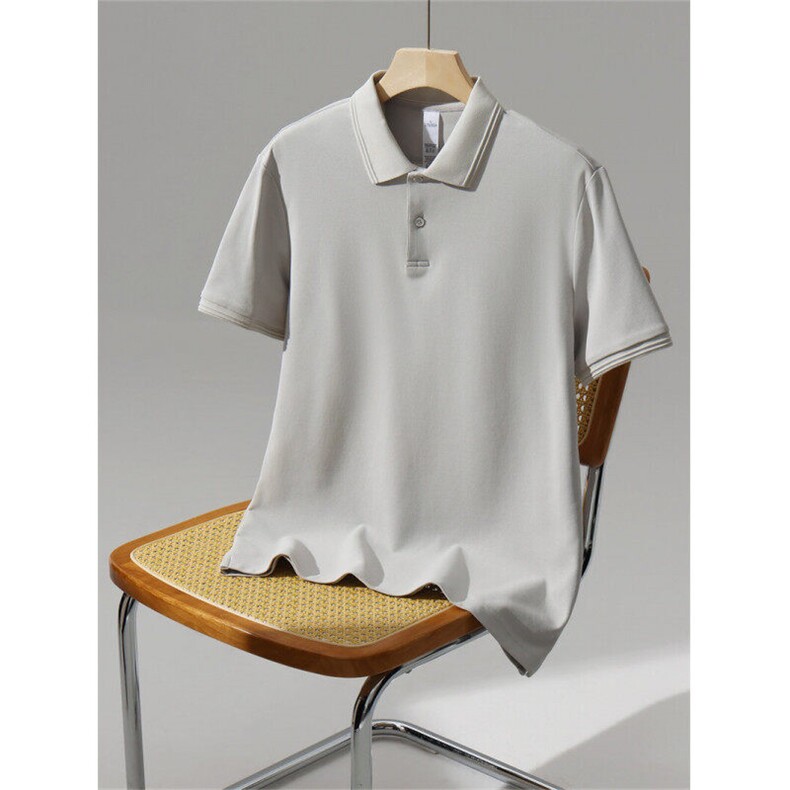 纯色翻领短袖定制polo衫工作服82028-p58，男装T恤，星座1602B（原101B-1）