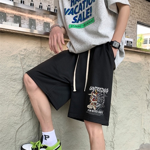 已注册龙图案得物直播抖音品质男中裤五分短裤K0586P28控39图片