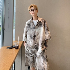 夏季新款短袖套装8880/P65，男装休闲套装，星座506