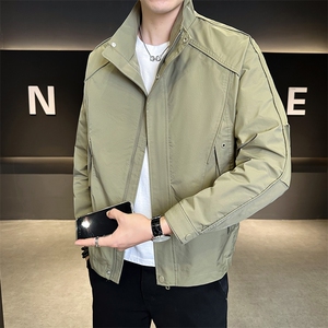 店主风男夹克2025秋季新款休闲立领夹克外套男装B317/JK802/P105图片