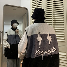 羊羔毛马甲YG06-P70控98，男装背心/马甲，电商B370