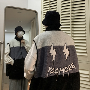 羊羔毛马甲YG06-P70控98图片