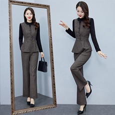 现货-新款】春装新款两件套2024年时尚洋气显瘦气质女士套装，女装套装/套裙，仁梯