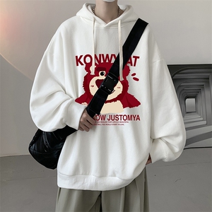 连帽卫衣男大码运动服帽衫外套WY2285-P35 加绒款-P40图片