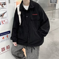 春秋季宽松休闲ins潮牌工装夹克美式复古灯芯绒外套男W5544-P58，男装夹克，星座512-2