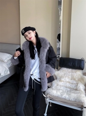 2022狐狸毛冬装派克服，其它，贻思茗