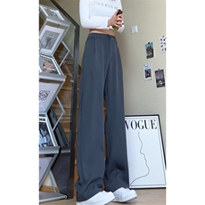 休闲三丝斜西裤裤子宽松大码男垂感直筒裤K8555-P35【特价】，男装西裤，电商A007