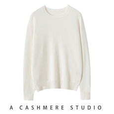 商务休闲baby小山羊绒衫男圆领针织衫宽松打底衫内搭秋冬保暖毛衣，女装羊绒衫，澳冬特羊绒