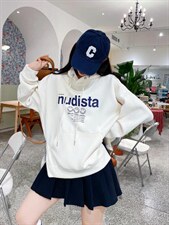 现货秋季新款，时尚休闲戴帽卫衣，女装卫衣/绒衫，泽妤