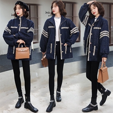 时尚百搭短款羽绒服女冬季新款韩版宽松显瘦加厚保暖外套上衣，女装毛呢外套，天丽