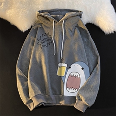 WY2137-P35加绒款-P40纯棉连帽卫衣男大码运动帽衫宽松薄外套男，男装卫衣，电商A040