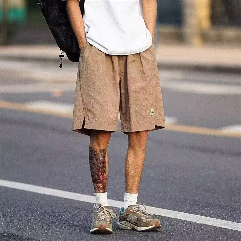 户外运动休闲速干短裤夏季高街潮牌工装五分裤美式潮牌透气裤子男，男装牛仔裤，星座1210-1