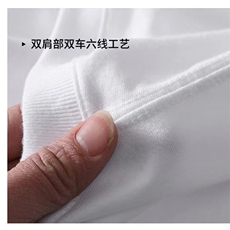 高品质纯棉女装T恤简约百搭舒适透气经典黑白两色可选，女装T恤，桦兴羊绒