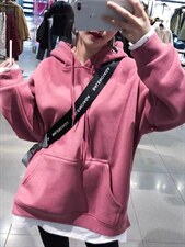 加绒卫衣假两件，女装卫衣/绒衫，寸汐