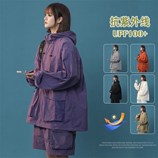 UPF100+有报告凉感轻薄透气套装防晒服两件套HS621-P70，男装防晒衣，星座1206（原A206）