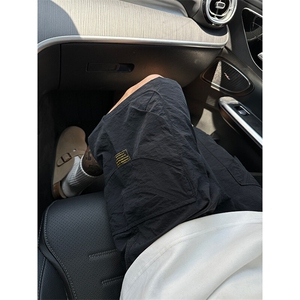 大码宽松工装裤短裤五分裤休闲裤A014-DY25061-P45控68图片