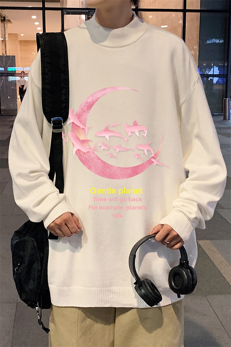 M18209-P45加绒款-P65半高领毛衣男士大码针织衫男毛线衣男,男装针织衫/毛衣,电商A040