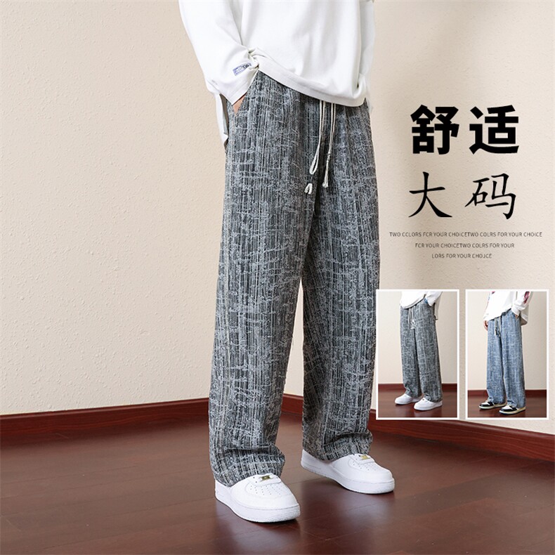 M-8XL秋季新款大码平脚潮流休闲牛仔裤109-K129-P55，男装牛仔裤，星座109-1