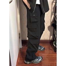 藏蓝色伐木冲锋裤子男冰丝速干尼龙夏薄款藏青色工装裤KD44，男装工装外套，星座1116A（原606A-3）