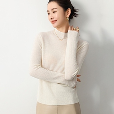 百搭羊外套女针织打底2025年春季新款外搭短款毛衣女，女装针织衫/毛衣，多娇羊绒