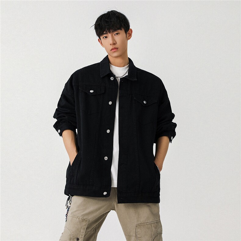 25款抖音品质牛仔夹克宽松韩版工装潮流水洗外套N991/P98/158,男装工装外套,星座202