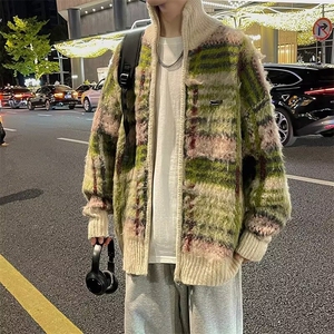 F514P65秋冬男装毛衣外套开衫时尚宽松休闲男装图片