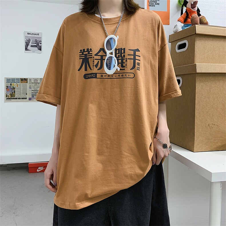 202-7-GT06-P25夏季新款T恤男宽松韩版潮流情侣装短袖圆领半袖,男装T恤,星座1302