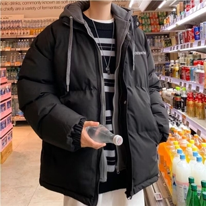 羽绒棉服棉袄子男士冬季新款加绒加厚假两件棉衣外套男 MY8088图片