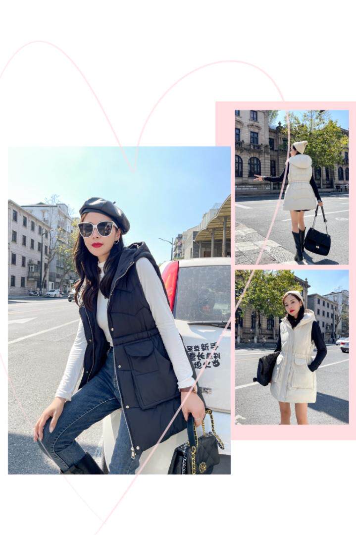 马甲，女装马甲，红嘴鸥