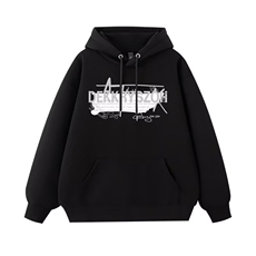 卫衣男连帽春秋季ins港风宽松潮牌字母印花百搭外套2025年新款，女装短外套，星座1210-1