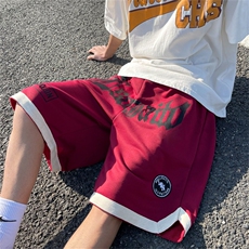 2024新款潮牌休闲短裤夏季美式vibe复古宽松五分裤现货K7798-P28，男装休闲裤，星座512-3