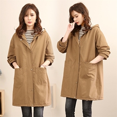 2021冬装新款连帽派克服，女装棉衣/棉服，小林双子