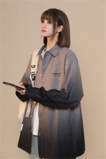 渐变色长袖衬衫X1213-DY155-P50控68（纤维），男装衬衫，星座1213
