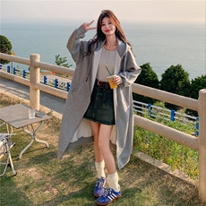 现货退货很低灰色连帽加绒卫衣秋冬款2C167-860-P175-K258，女装卫衣/绒衫，2C167