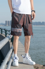 夏季韩版潮流亮面宽松工装短裤五分裤情侣短裤男A305-KX2060-P25，男装休闲裤，电商B306