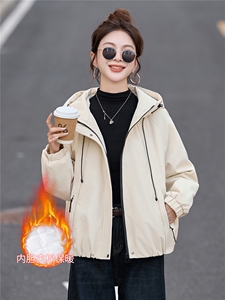 现货！现货！加绒加厚外套女不臃肿2025冬季新款气质高级感棉衣图片