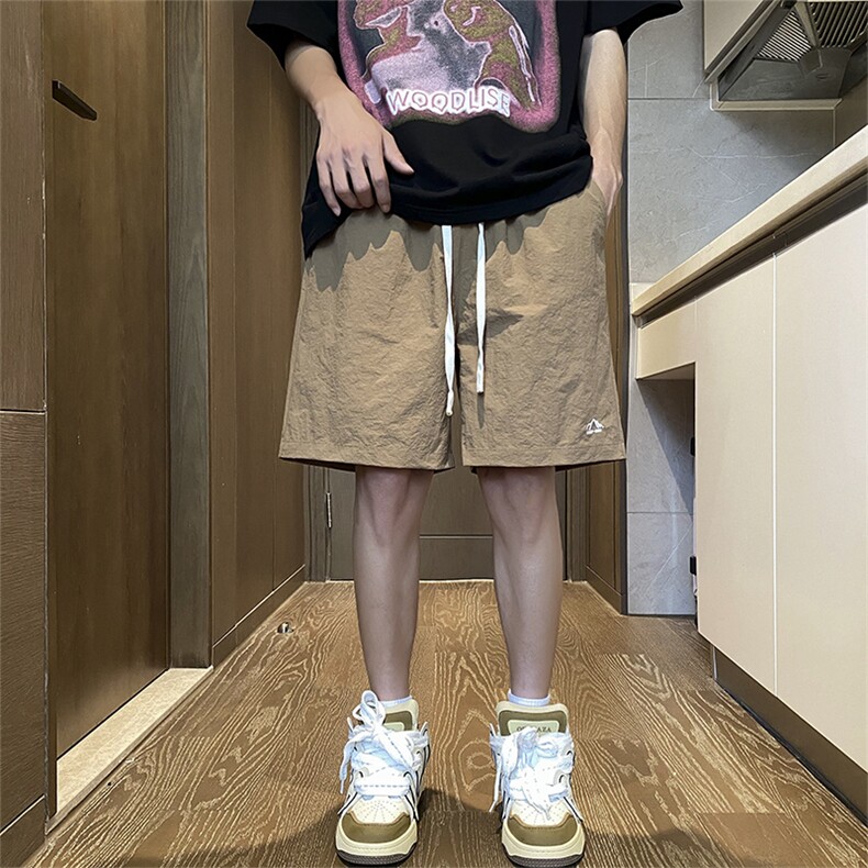 8色多巴胺男士短裤潮流夏季薄款透气速干裤DK21P20控38,男装牛仔裤,星座417-3
