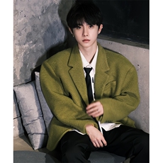 （）原版升级毛呢洋气慵懒西装外套休闲西服1518-P130，男装西服套装，星座910-5